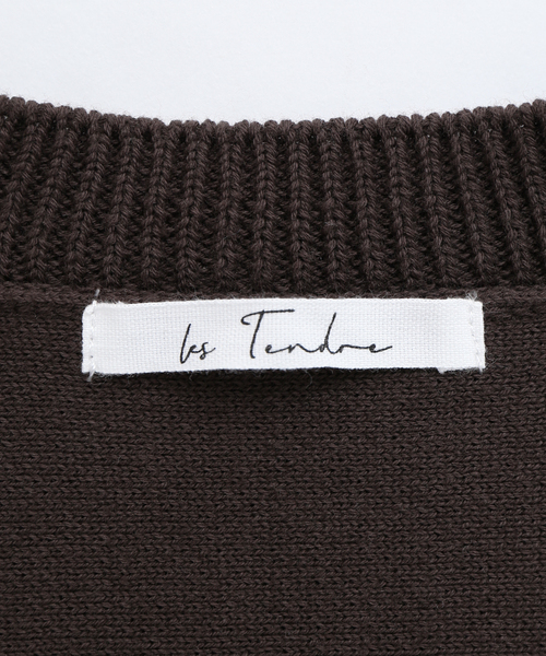 plage（プラージュ） トレーナー スウェット les Tendre brown