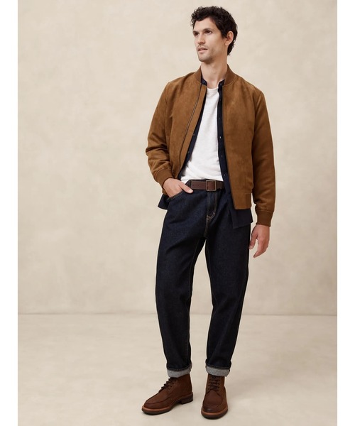 「BANANA REPUBLIC FACTORY STORE」 ブルゾン M チャコールグレー メンズ_画像6