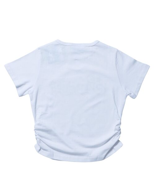 SEQUENZE tシャツ 半袖 WEB限定 / サイドシャーリング レディースラメ