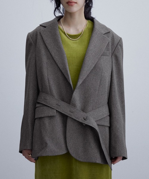 ADAM ET ROPE'（アダムエロペ） テーラードジャケット FREE ホワイト系