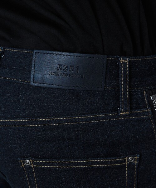 5351 POUR LES HOMMES ジーンズ 「サイドジップ」ウォッシュド