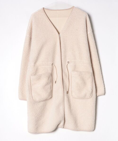 niko and…（ニコアンド） ノーカラーコート MEDIUM ベージュ