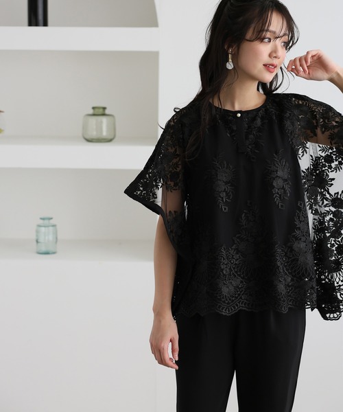 「PourVous」 セットアップ M ブラック レディース_画像3