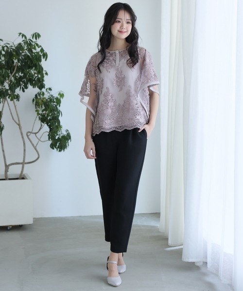 「PourVous」 セットアップ M ブラック レディース_画像9