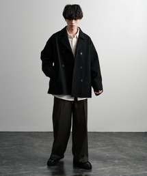 「Rocky Monroe」 ピーコート L ネイビー メンズの画像5