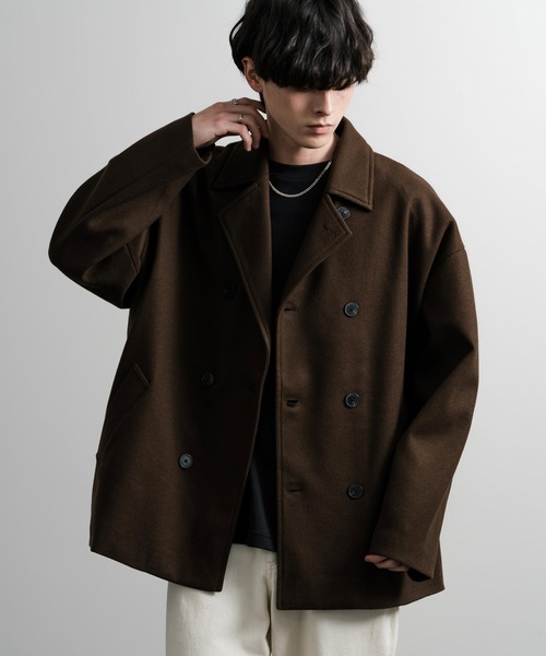 「Rocky Monroe」 ピーコート L ネイビー メンズ_画像8