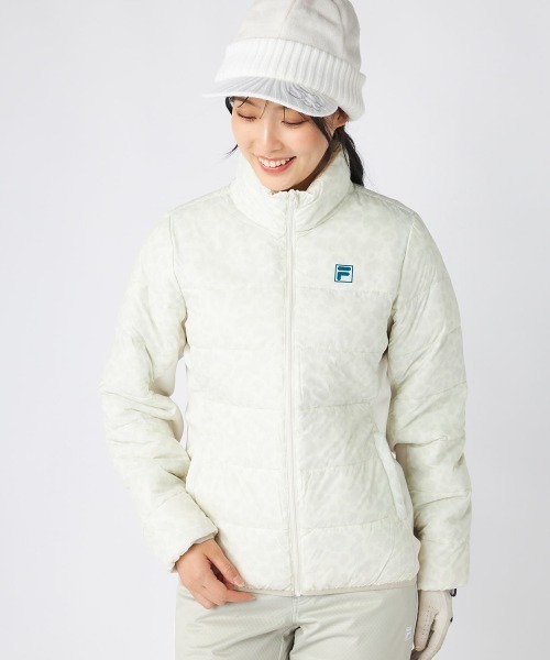 FILA GOLF 「FILA GOLF」 ダウンジャケット LARGE オフホワイト