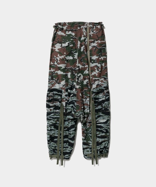 カーゴパンツ ビューティフルピープル beautiful people Alpha double-end camouflage cargo PTの画像