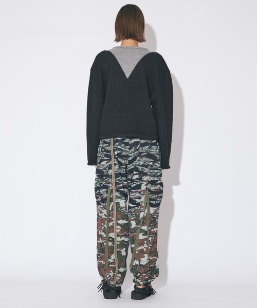 カーゴパンツ ビューティフルピープル beautiful people Alpha double-end camouflage cargo PTの画像