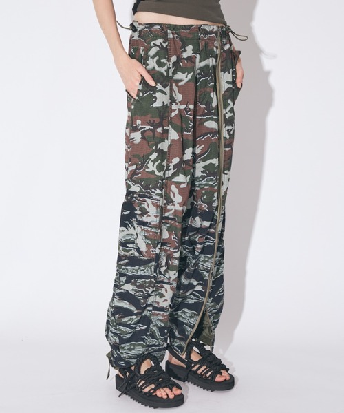 カーゴパンツ ビューティフルピープル beautiful people Alpha double-end camouflage cargo PTの画像