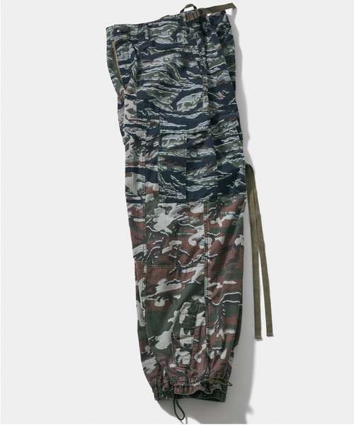 カーゴパンツ ビューティフルピープル beautiful people Alpha double-end camouflage cargo PTの画像