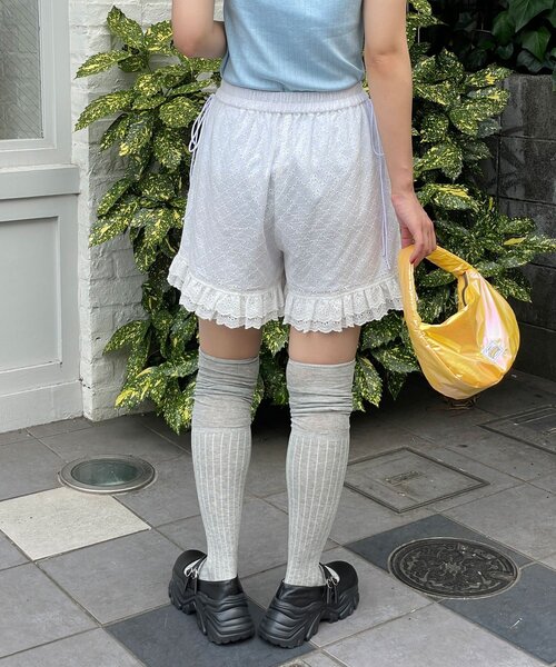 「HELLO.SANFRANCISCO」 ショートパンツ ONE SIZE オレンジ レディース_画像8