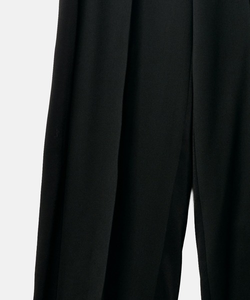 ワイドパンツ パンツ コントラストパネルトラウザー / Contrast Panel Trousers レディースの画像