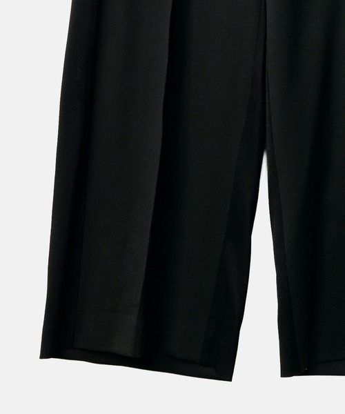 ワイドパンツ パンツ コントラストパネルトラウザー / Contrast Panel Trousers レディースの画像