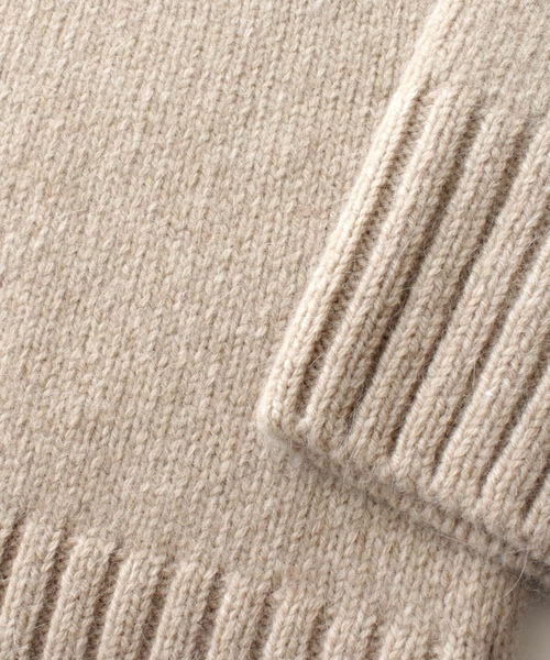 「TROVE」 長袖ニット 1 ダークパープル メンズ_画像9