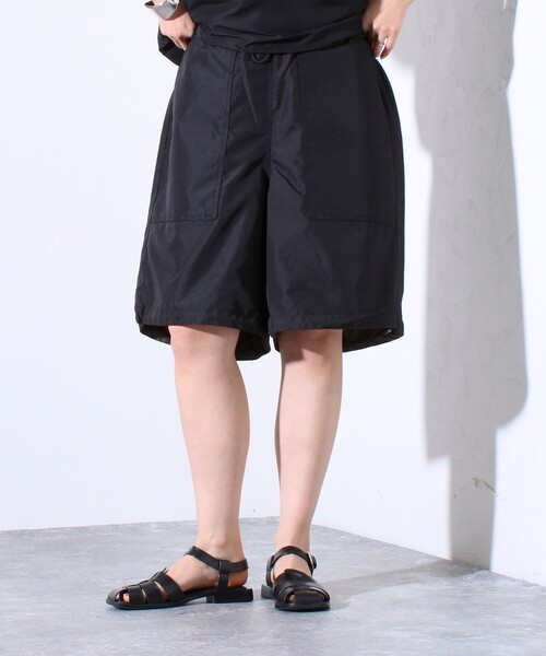 「TAION」 ハーフパンツ L セージグリーン メンズ_画像5
