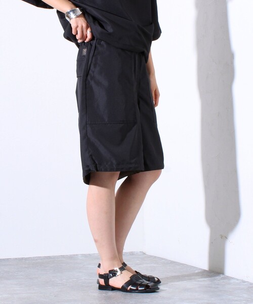 「TAION」 ハーフパンツ L セージグリーン メンズ_画像6