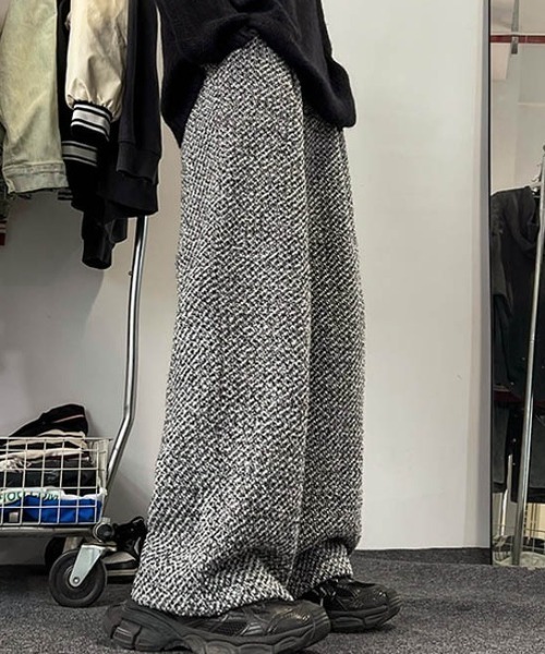 「B.R.U」 イージーパンツ M ブラック メンズ_画像2