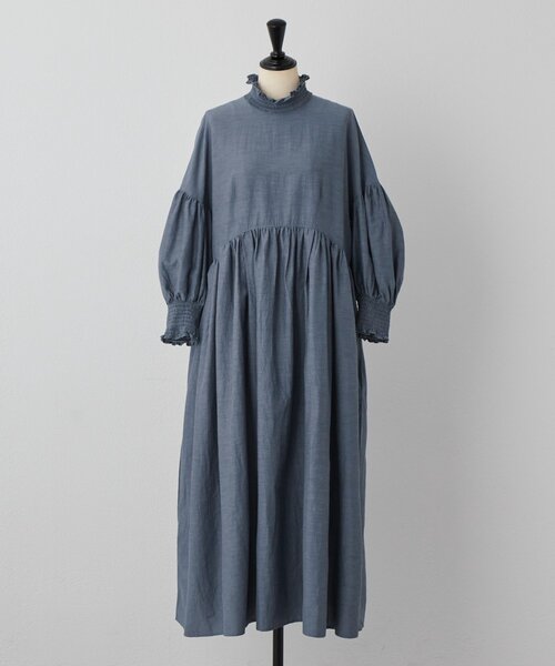 BEARDSLEY(ビアズリー) ワンピース モックネックシャーリング BEARDSLEY(ビアズリー) ワンピース モックネックシャーリング