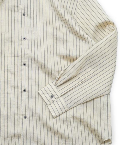 シャツ 「my beautiful landlet」 SIZZLE CHECK/CALVIA STRIPE OVERSIZE SHIRT_24