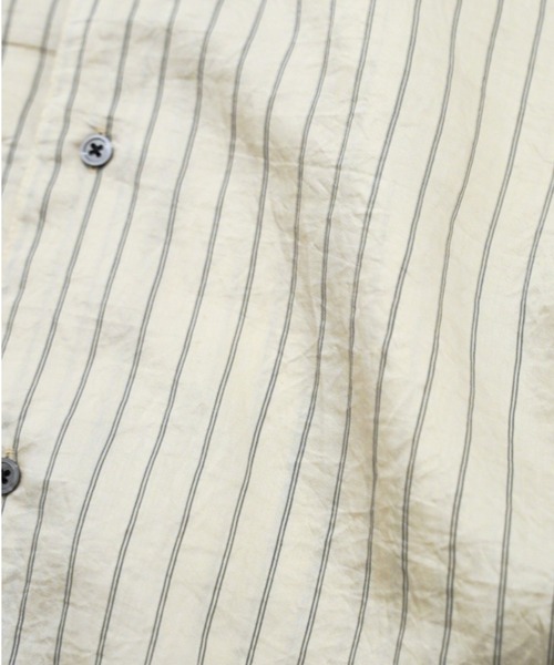 シャツ 「my beautiful landlet」 SIZZLE CHECK/CALVIA STRIPE OVERSIZE SHIRT_26
