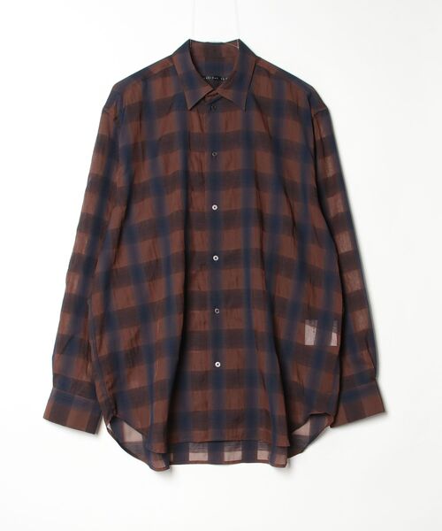 シャツ 「my beautiful landlet」 SIZZLE CHECK/CALVIA STRIPE OVERSIZE SHIRT_16