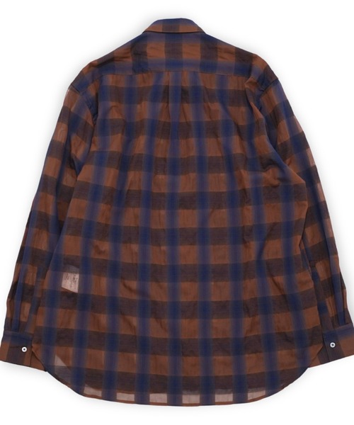 シャツ 「my beautiful landlet」 SIZZLE CHECK/CALVIA STRIPE OVERSIZE SHIRT_18