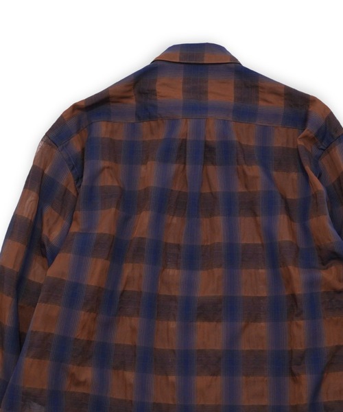 シャツ 「my beautiful landlet」 SIZZLE CHECK/CALVIA STRIPE OVERSIZE SHIRT_19