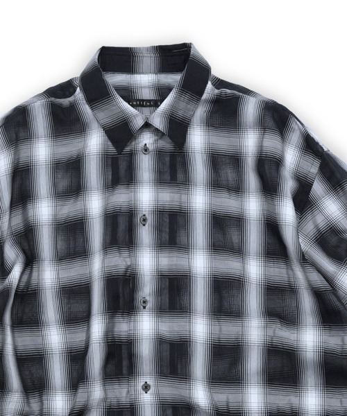 シャツ 「my beautiful landlet」 SIZZLE CHECK/CALVIA STRIPE OVERSIZE SHIRT_15