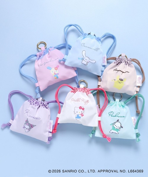 sanrio（サンリオ） ポーチ Sanrio characters/ミニナップサック