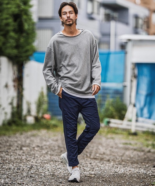 「CAMBIO」 イージーパンツ L ブラック メンズ_画像4