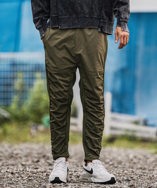 「CAMBIO」 イージーパンツ L ブラック メンズ_画像8