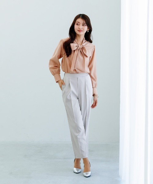 ブラウス シャツ 入学式 「 華やかに彩る 」シャイニーシアー・BIG