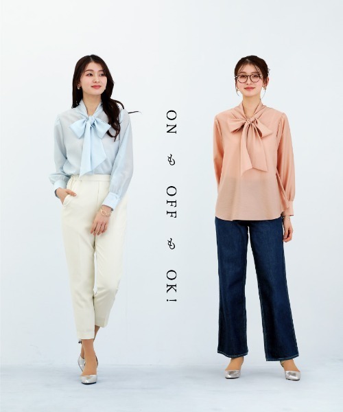 ブラウス シャツ 入学式 「 華やかに彩る 」シャイニーシアー・BIG