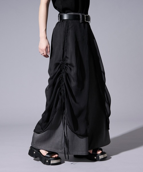 Ellno Loset（エルノロゼット） スラックス ドロストシアーレイヤード