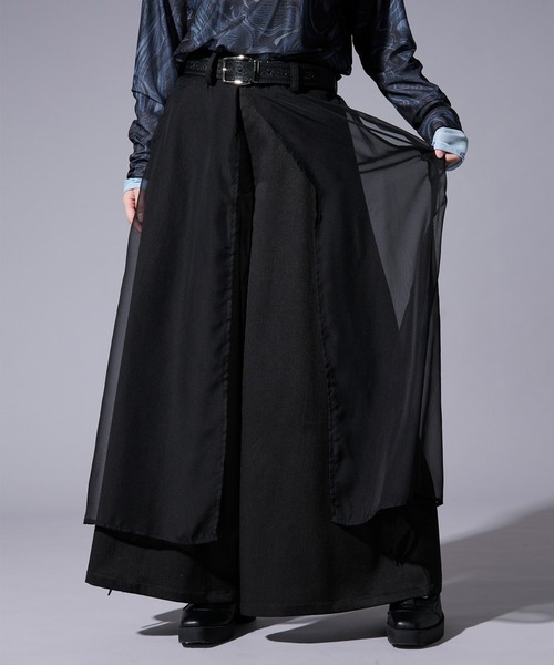 Ellno Loset（エルノロゼット） スラックス ドロストシアーレイヤード