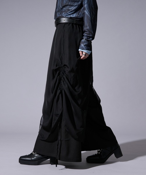 Ellno Loset（エルノロゼット） スラックス ドロストシアーレイヤード