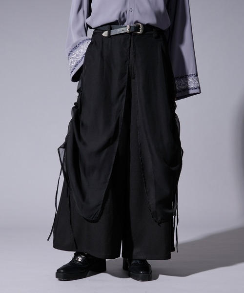 Ellno Loset（エルノロゼット） スラックス ドロストシアーレイヤード