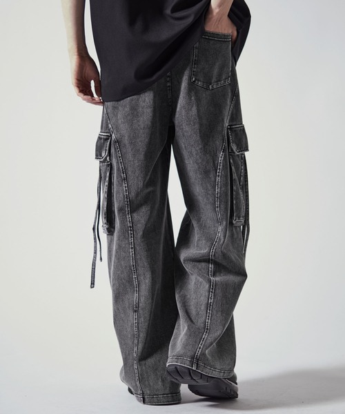 「CLEL」 カーゴパンツ S グレー メンズ_画像8