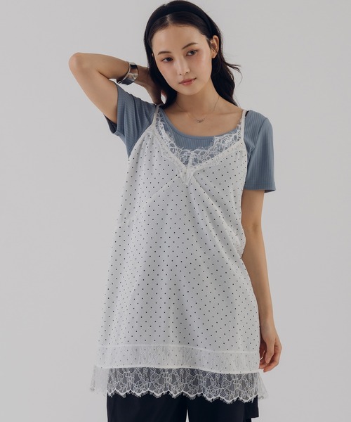 MUHET（ミュエータ） キャミソール lace camisole / レース