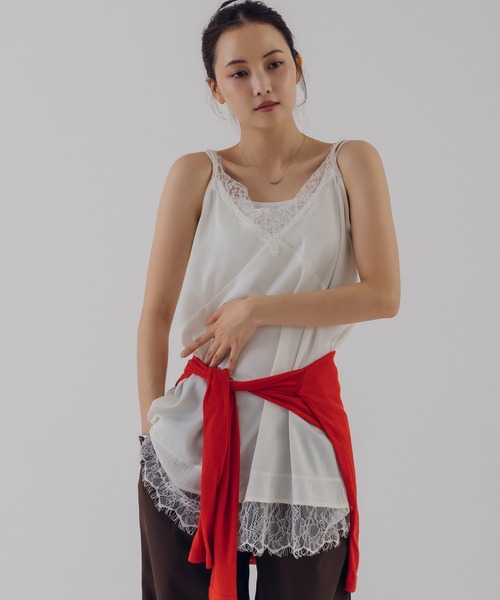 MUHET（ミュエータ） キャミソール lace camisole / レース