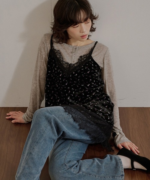 MUHET（ミュエータ） キャミソール lace camisole / レース