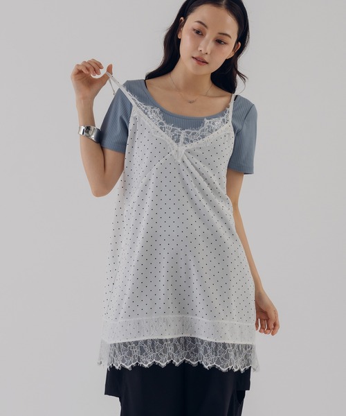 MUHET（ミュエータ） キャミソール lace camisole / レース