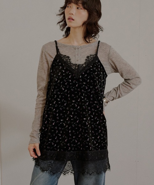 MUHET（ミュエータ） キャミソール lace camisole / レース
