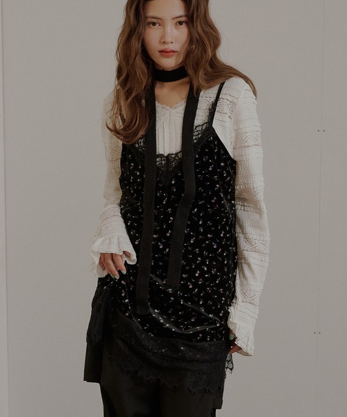MUHET（ミュエータ） キャミソール lace camisole / レース