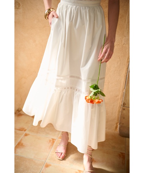 ワンピース Rebecca Sheer Tape Dress レーステープスウィッチングドレスの画像