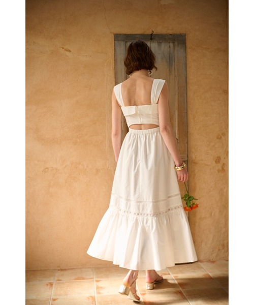 ワンピース Rebecca Sheer Tape Dress レーステープスウィッチングドレスの画像