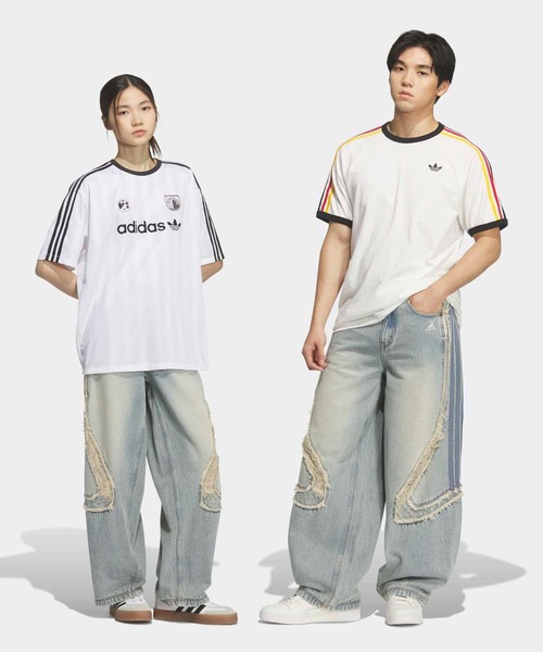 TG ワイド DNM PTS パンツ　 Originals adidas（アディダス） ワイドパンツ ジーンズ TG ワイド DNM PTS
