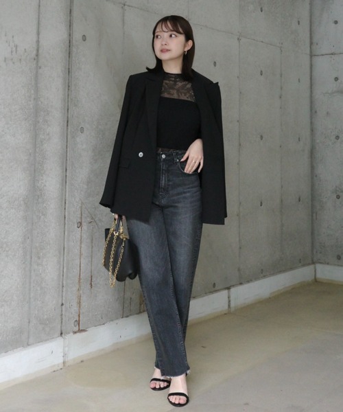 ジーンズ デニム デニムパンツ 「0サイズあり」Boys fit denim レディースの画像