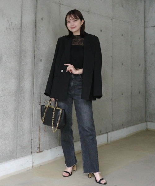 ジーンズ デニム デニムパンツ 「0サイズあり」Boys fit denim レディースの画像